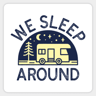 We Sleep Around Sticker